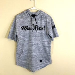 Marc Ecko Cut & Sew Short Sleeve Hoodie Size Small